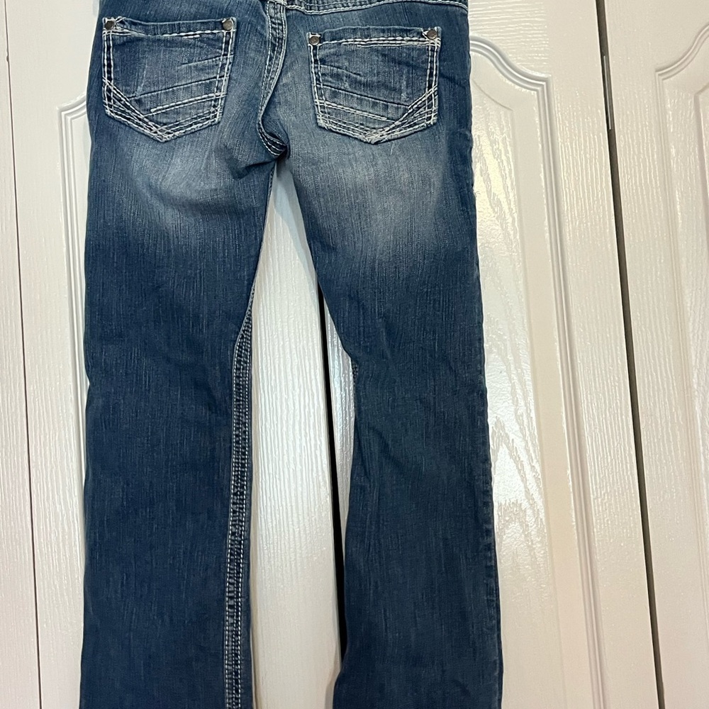 BKE Women's Boot Cut Jeans in Dark Blue